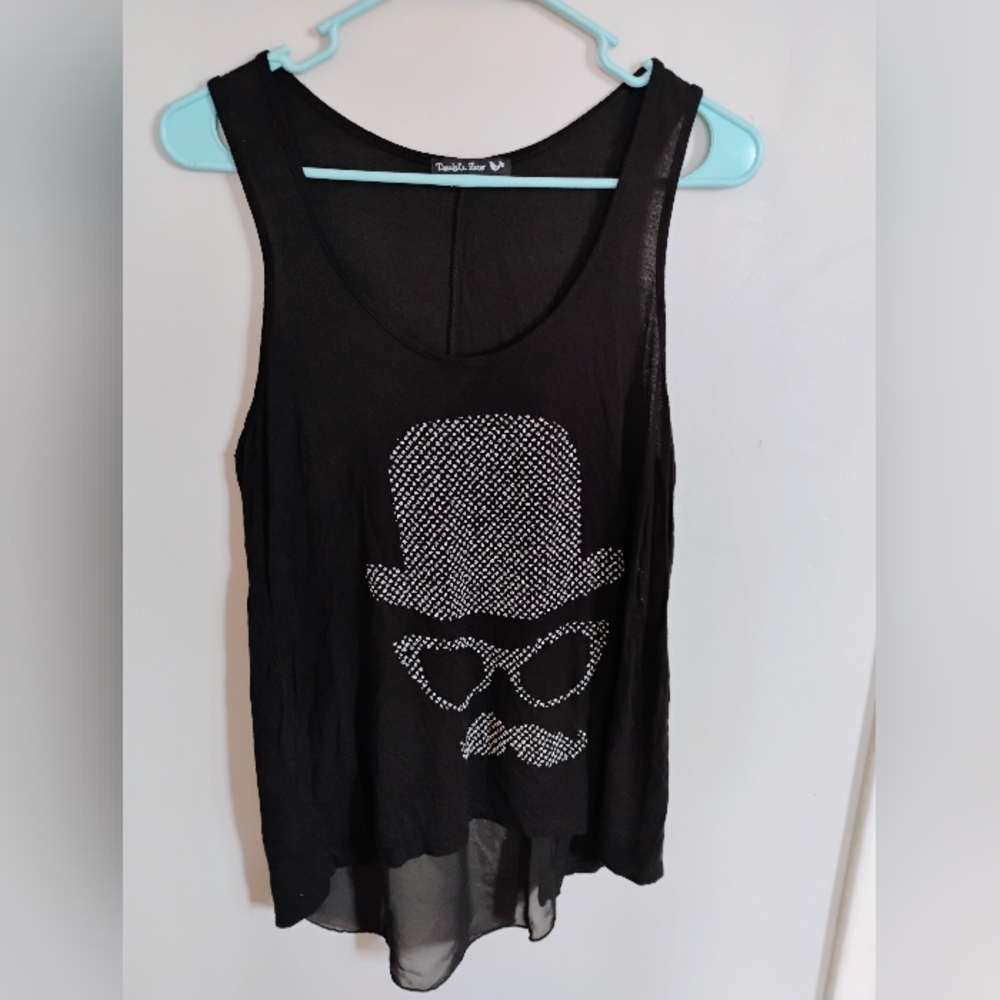 Double‎ Zero Black and White Tank Top